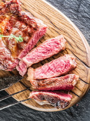 Medium Ribeye steak.