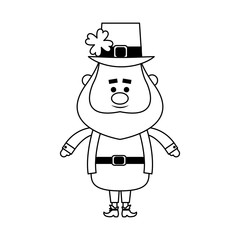 leprechaun st patricks day icon image vector illustration design 