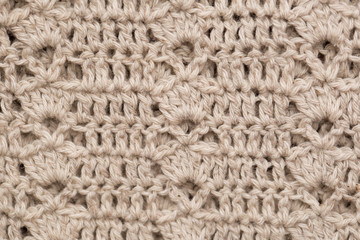knitted fabric background texture white