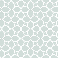Fototapeta premium Seamless light blue and white ornament. Modern geometric pattern with repeating elements
