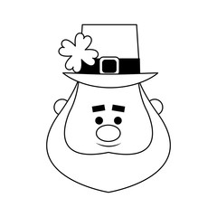 leprechaun st patricks day icon image vector illustration design 