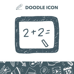 blackboard doodle drawing