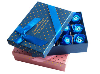 Gift box closeup