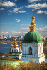 Fototapeta na wymiar View of Kiev Pechersk Lavra