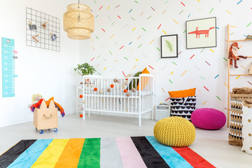 Up-to-date interior of baby room