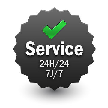 Tampon SERVICE 24h/24 7j/7 