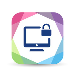 Obraz premium Origami Mobile App Icon Series