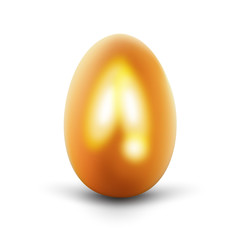 Golden egg. Vector illustration.