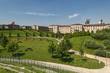 Obraz premium Milan (Italy): park at Portello