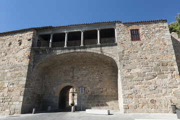 Fototapeta na wymiar Avila (Castilla y Leon, Spain): walls