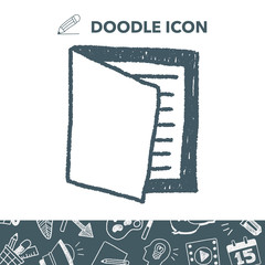 notebook doodle drawing