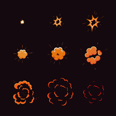 Cartoon explosion boom © Good Studio