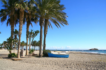 plage de Carboneras en Andalousie