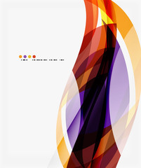 Vector silk wave background