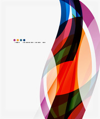 Vector silk wave background