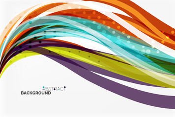 Colorful wave abstract background