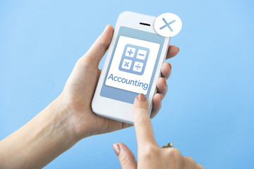 Accounting Banking Investment Budget Calculator Concept