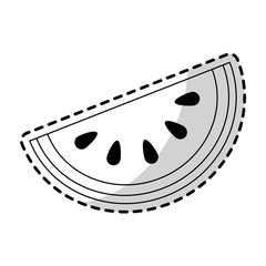 watermelon fruit icon image vector illustration design 