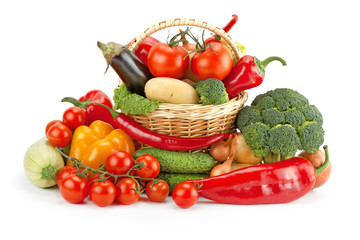 fresh and ripe vegetables