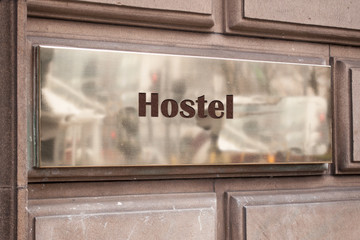 Schild 205 - Hostel