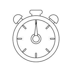 analog chronometer icon image vector illustration design 