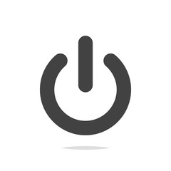 Power off icon vector