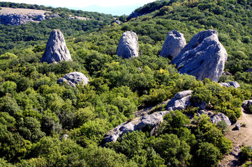 temple of a sun, mountains, crimea, rocks, landscape, nature, clouds, beautiful, 
