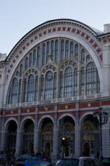 Obraz premium Landscape of Turin Porta Nuova Railway Station