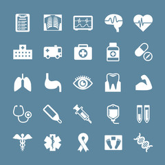 medical icon set
