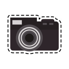 photographic camera icon image vector illustration design 