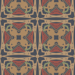 Abstract seamless pattern. This pattern can be used for wallpaper, pattern fills, web page background, surface textures. Vector illustration