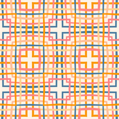 Abstract seamless pattern. This pattern can be used for wallpaper, pattern fills, web page background, surface textures. Vector illustration