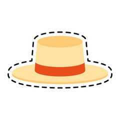 classic hat icon image vector illustration design 