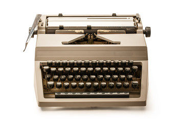 Typewriter with latin alphabet