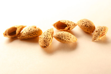 Dry almond nuts