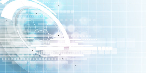 Digital technology world. Business virtual concept. Vector background