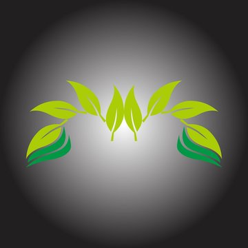 nature tree green leaf zen wellness corporate design icon logo trademark
