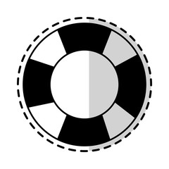 Naklejka premium life preserver icon image vector illustration design 