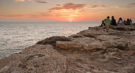 sunset in formentera