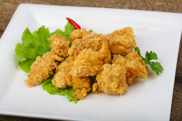 Crispy chicken nuggets