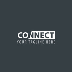 Initial Letter Connect Design Logo