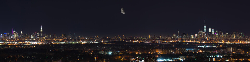 Empire State Building to the Freedom Tower Panorama 