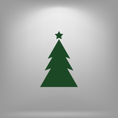 Pictograph of christmas tree