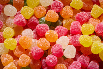 Fototapeta na wymiar multi-colored chevy candy