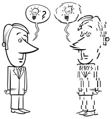 frustrated businessman concept