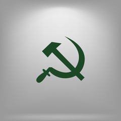 Hammer and sickle vector illustration