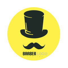 Barbershop Logo Vector symbol template icon