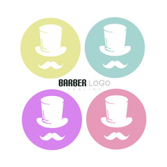 Barbershop Logo Vector symbol template icon