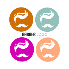 Barbershop Logo Vector symbol template icon