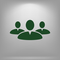 Add new user account flat icon